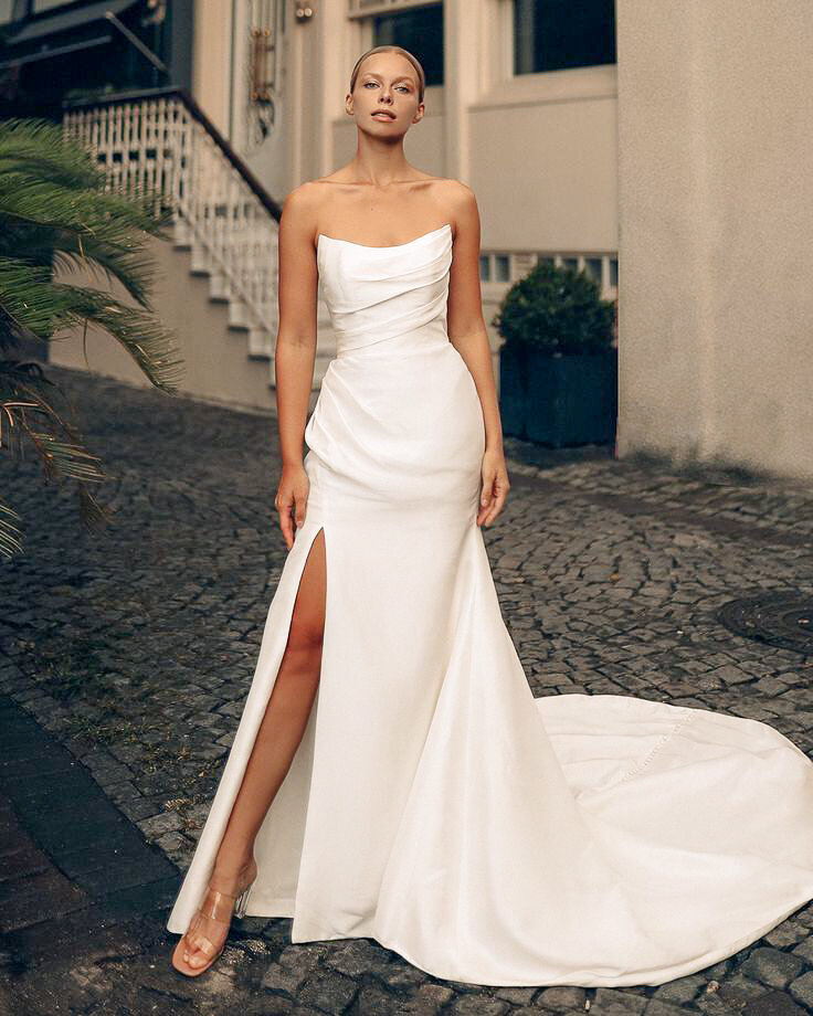Antonio Gual wedding gown featured by Lace Bridal Couture