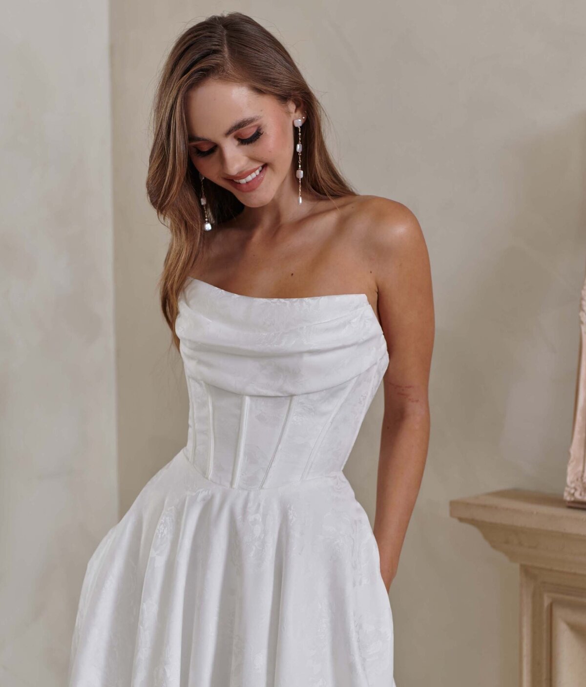 Serene wedding gown featured by Lace Bridal Couture