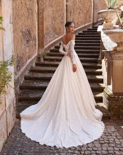 Veni Infantino bridal gowns featured for the trunk show